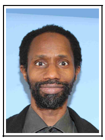 A head shot photo of a black male with a beard