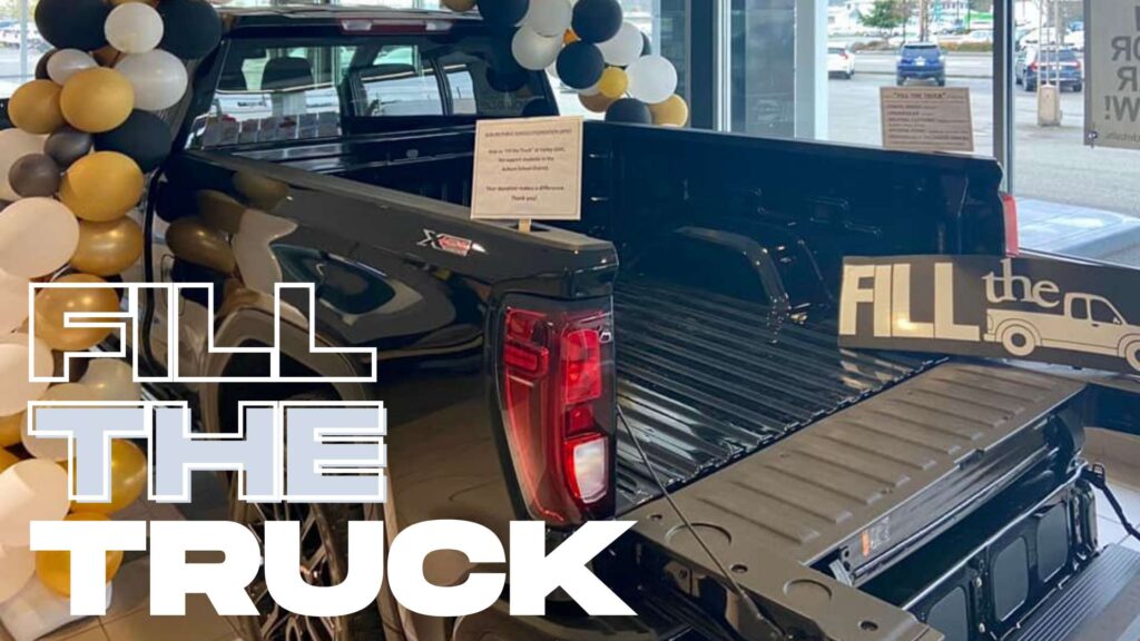 Valley GMC Buick fill the truck header graphic