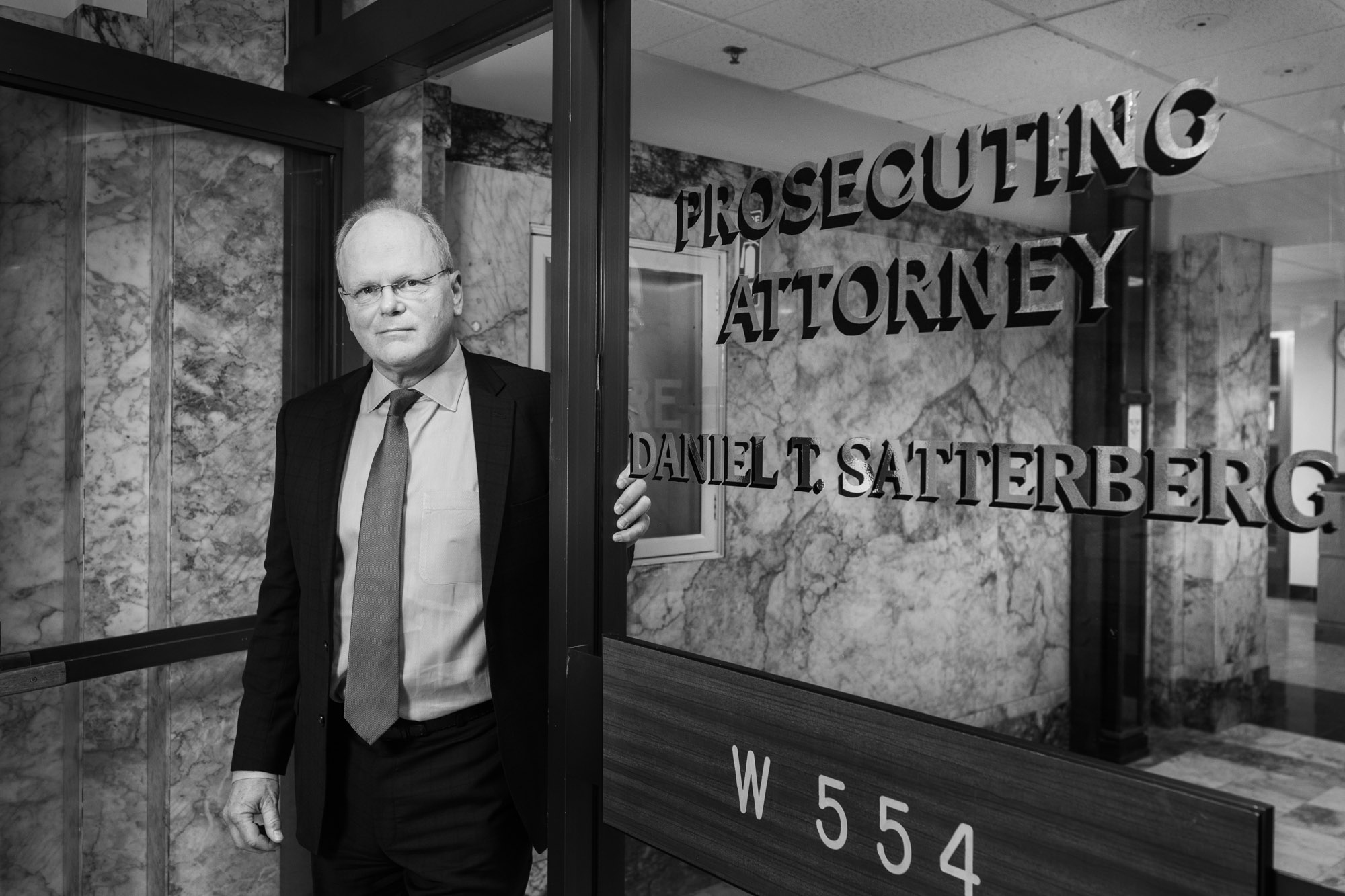 King County Prosecuting Attorney Dan Satterberg photographed in January 2022 in the King County Courthouse in Seattle, Wash.