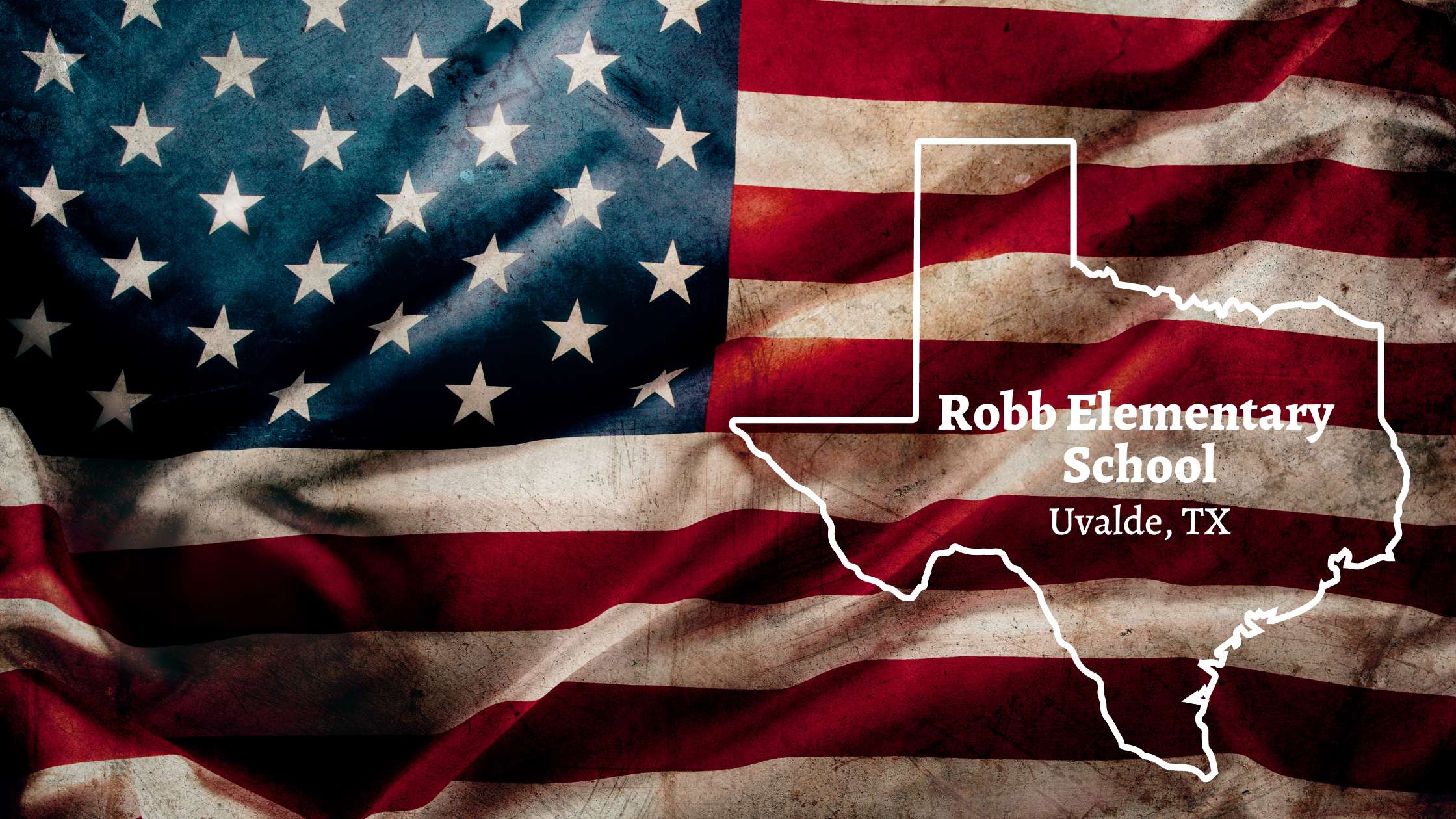 A US Flag with the Texas state outline on it