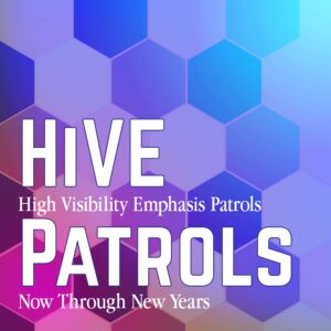 WSP text graphic promoting HIVE Patrols