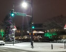 Auburn's City Hall under a blanket of snow, December 2017 auburn wa, auburn wa in photographs, auburn in photos, auburn in photographs, city of auburn, auburn washington, pnw, wa, wa state, photos of auburn wa, auburn city hall, downtown auburn, auburn wa city hall, auburn wa city hall in snow, auburn wa winter